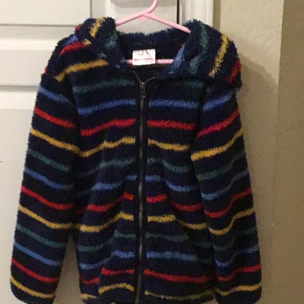 Hanna Andersson zip up hoodie. Size 120.age 6-7.